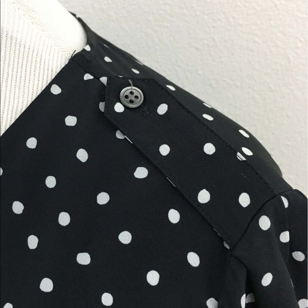 Joie | Polkadot Silk Blouse - Picture 6 of 16